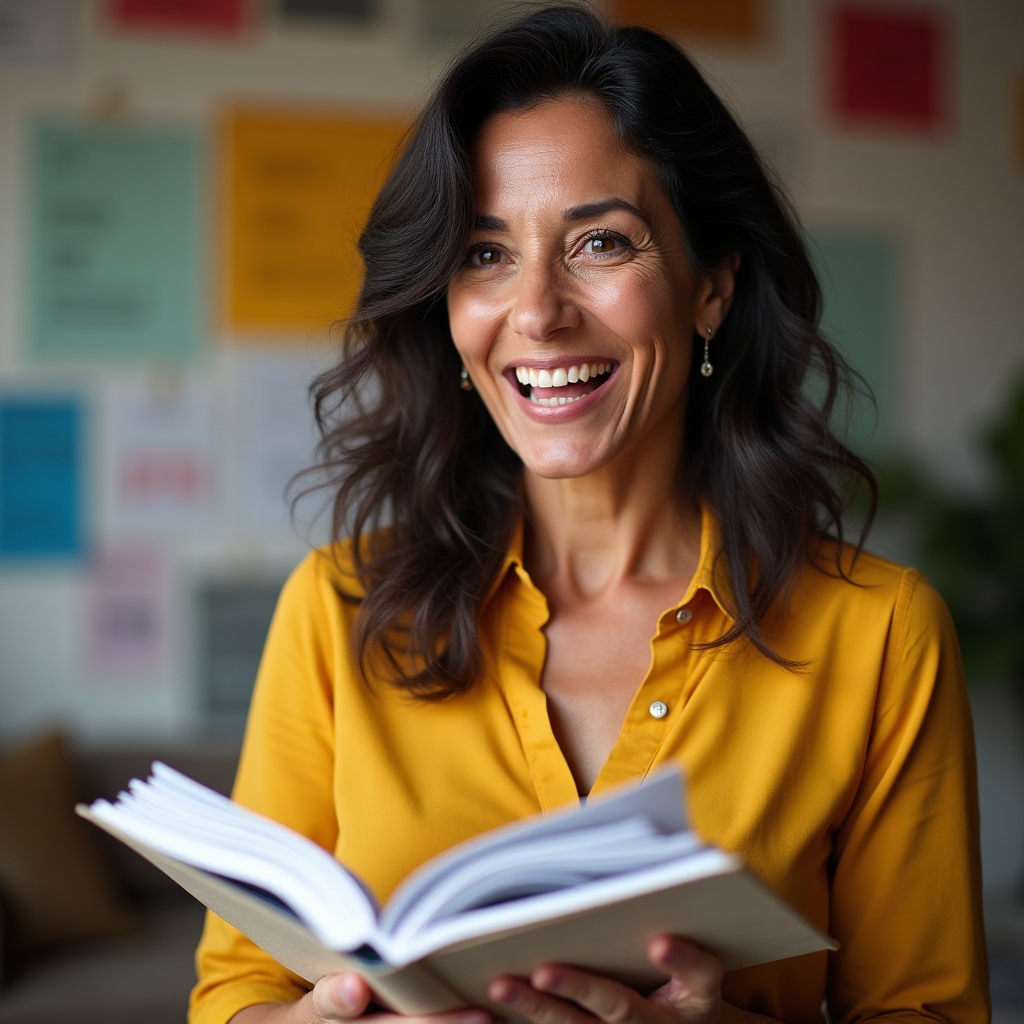 Yasemin Aydın, Bildungsformate und Didaktik, Portrait mit Notizbuch